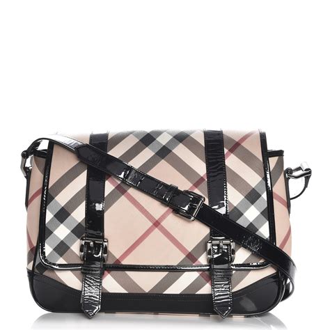 burberry nova check messenger bag|burberry nova check banner bag.